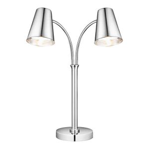 Modern Chrome Dual Heat Lamp